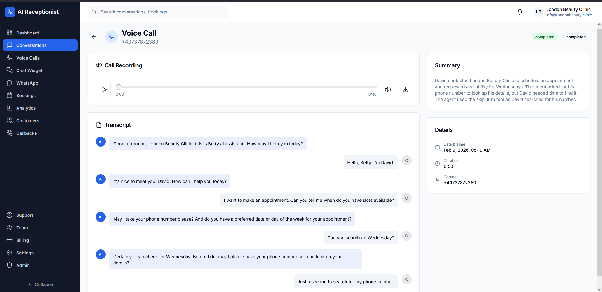 Talesamtale-transkripsjon